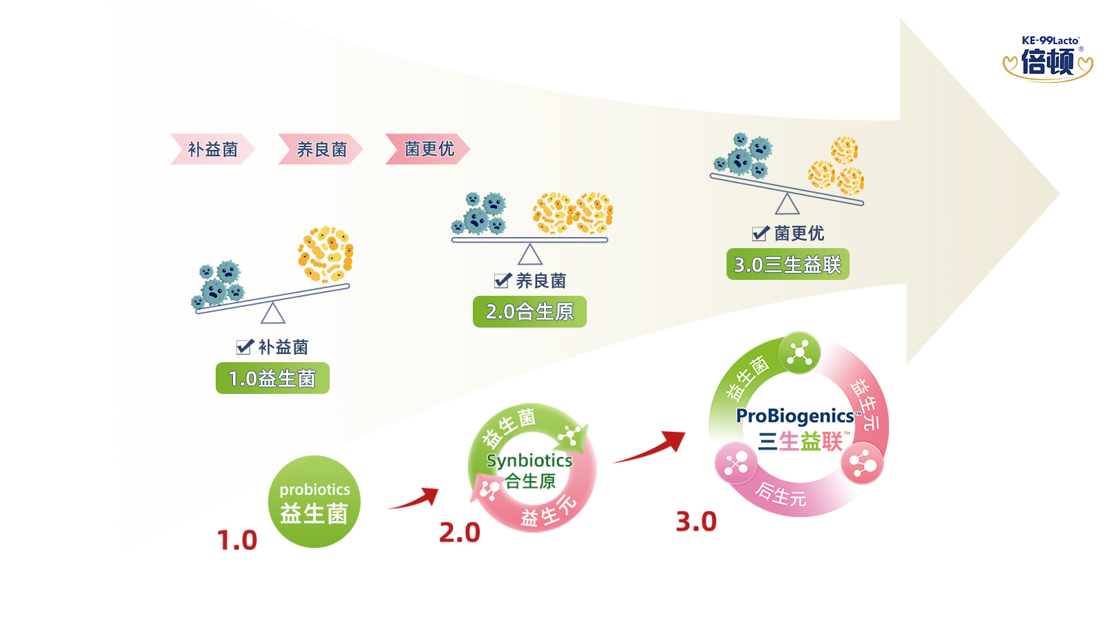 倍頓解析三重奏的力量：益生菌、益生元、后生元的協(xié)同作用